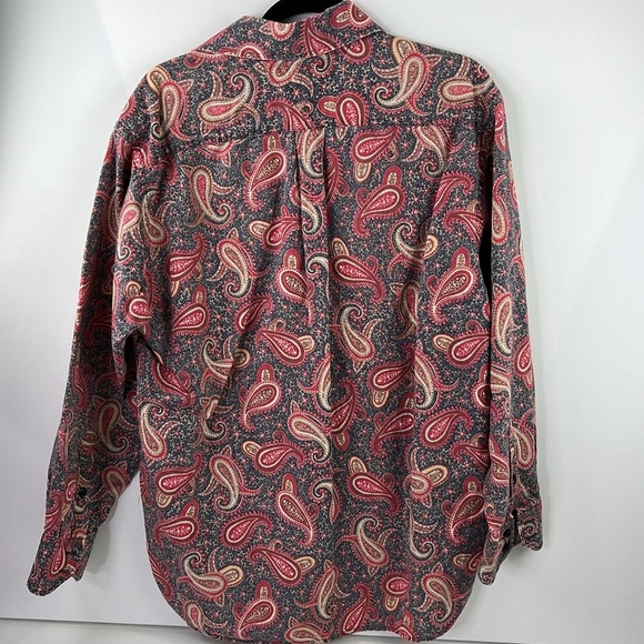 Tommy Hilfiger Men's LS Paisley Button Down Shirt - Picture 4 of 7